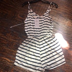 Striped romper